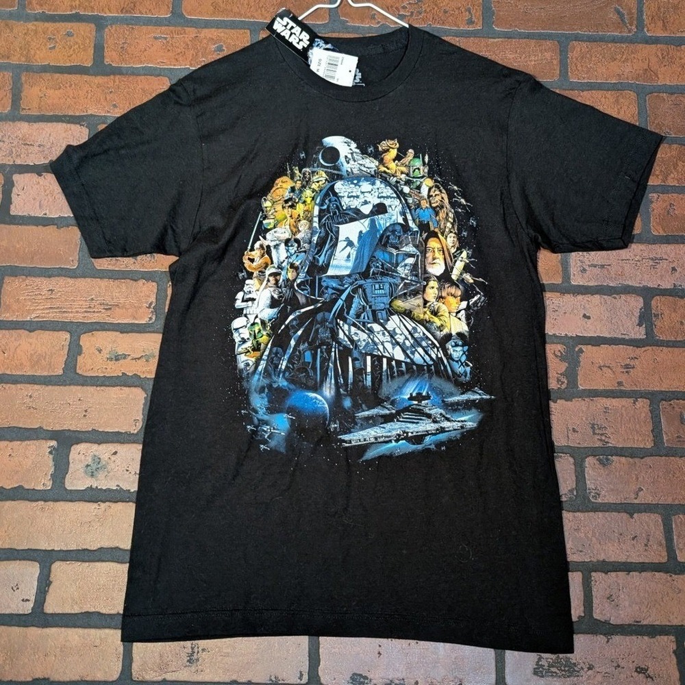 Star Wars Darth‎ Vader Original Trilogy Black Cotton Tee M NWT